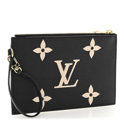 Louis Vuitton Empreinte Monogram Giant Neonoe MM Pochette Black Beige 3 of 8