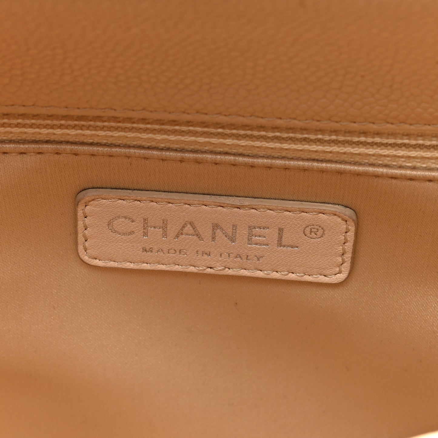 Caviar Quilted Grand Shopping Tote GST Beige Clair