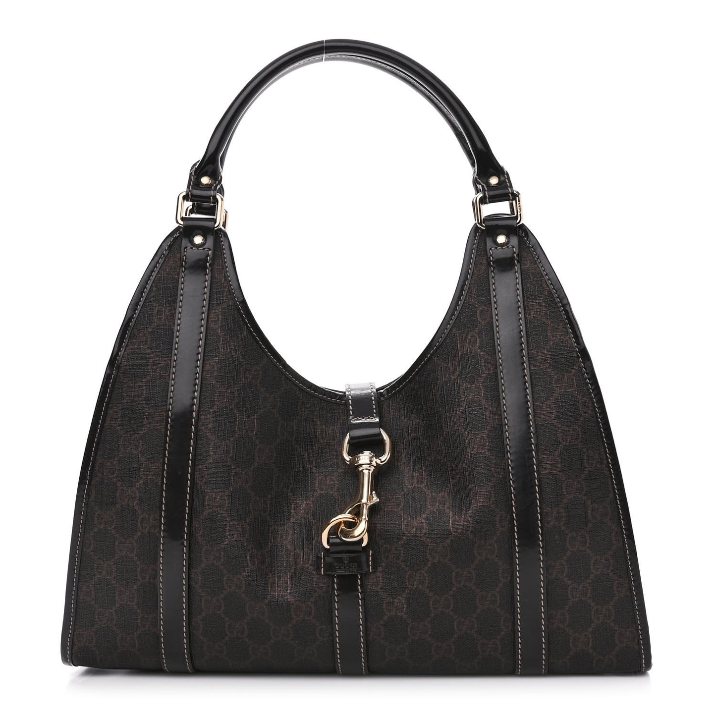 GG Plus Monogram Medium Joy Shoulder Bag Dark Brown