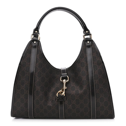 Gucci GG Plus Monogram Medium Joy Shoulder Bag Dark Brown 1 of 14