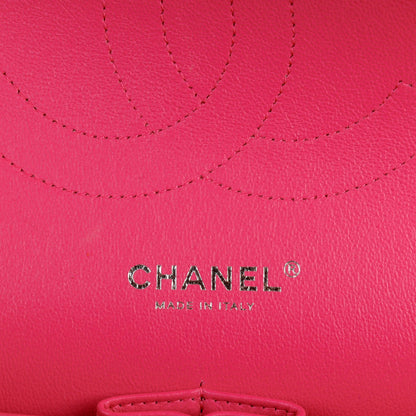 Chanel Lambskin Quilted Jumbo Double Flap Dark Pink 5 of 7
