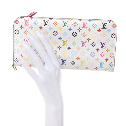 Louis Vuitton Monogram Multicolor Insolite Wallet White Litchi 2 of 15