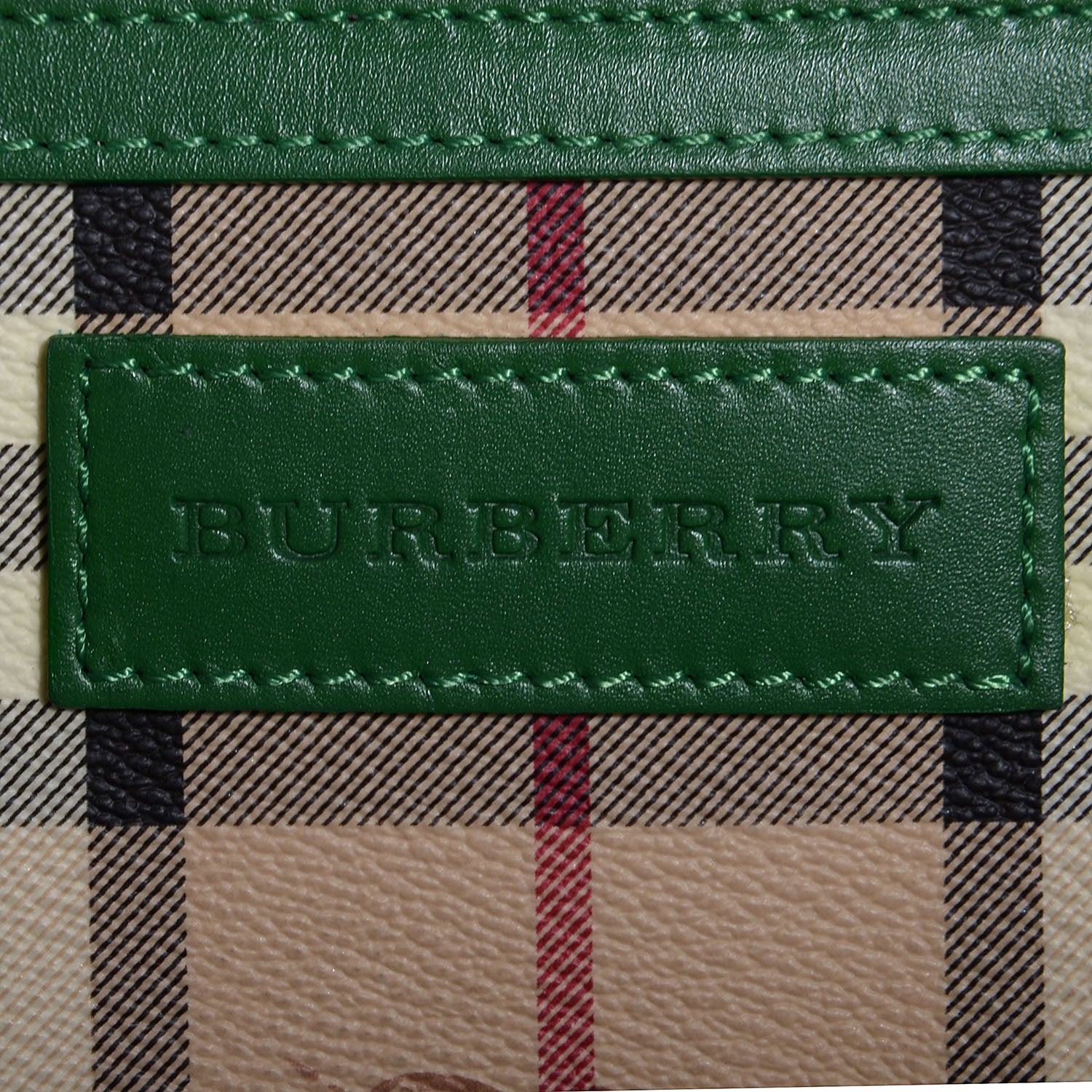 Burberry Haymarket Check Small Canterbury Tote Pine 6 of 8