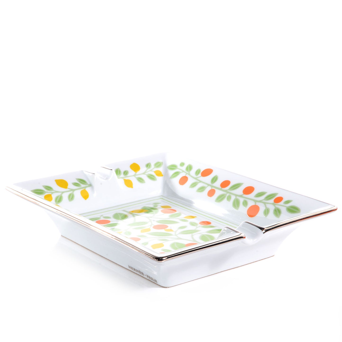 Printed Porcelain Fruit Tree Ashtray