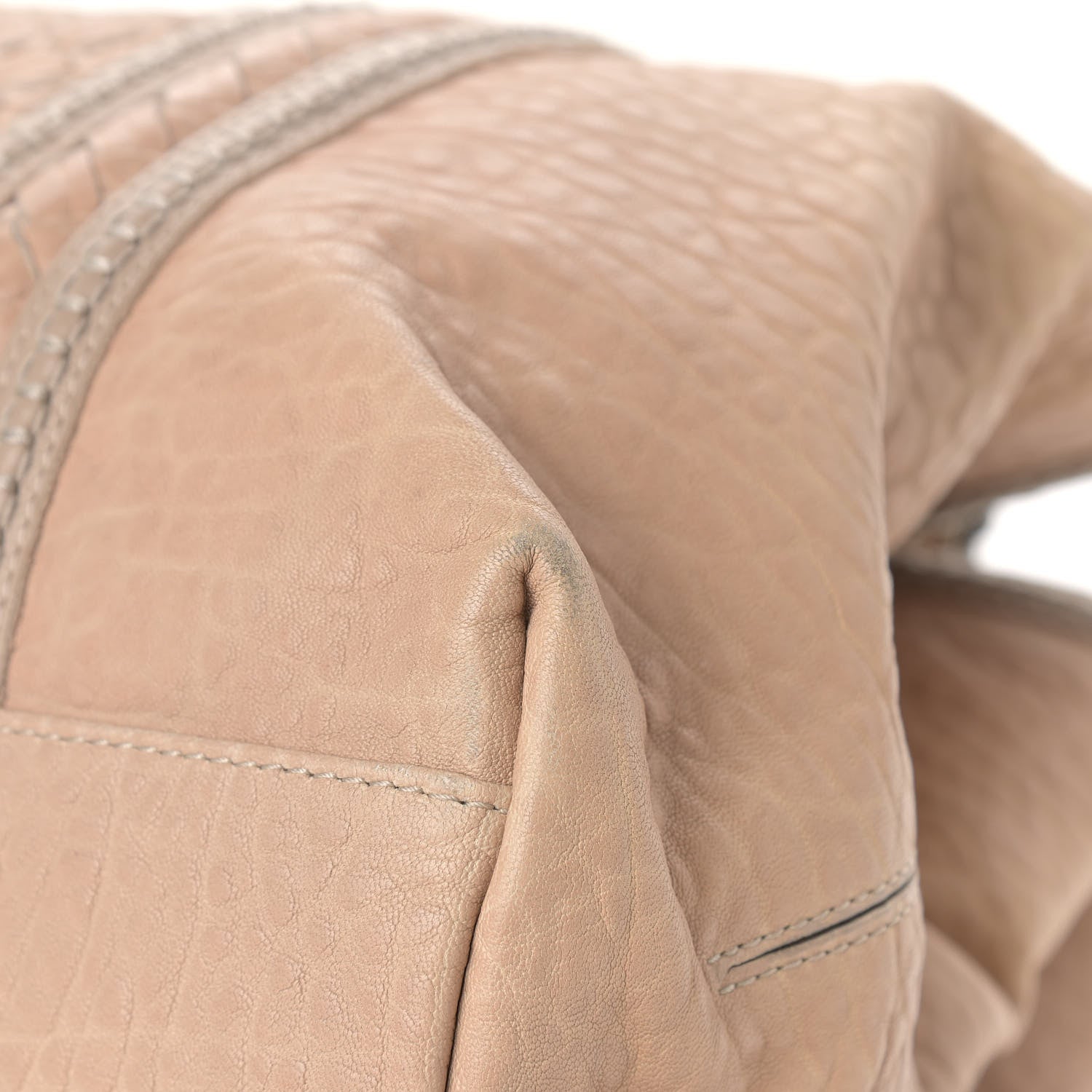 Bottega Veneta Nappa Intrecciato Punto Mocassino Roma Tote Cloth 10 of 16