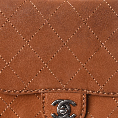 Chanel Suede Coco Twin Small Flap Marron 12 of 15