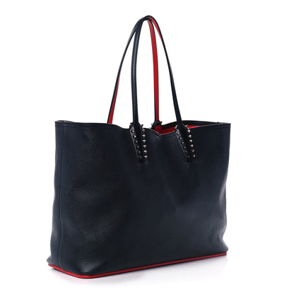 Christian Louboutin Calfskin Spikes East West Cabata Tote Black 3 of 10