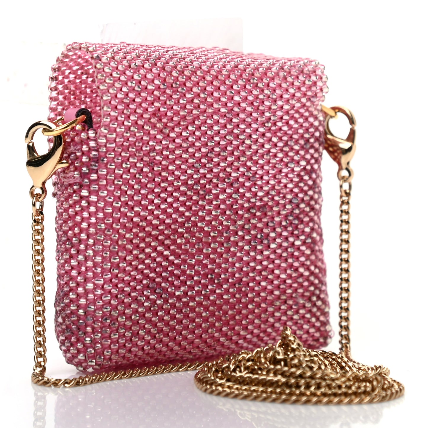 Glass Beaded Mini Pico Baguette Charm Orchidea