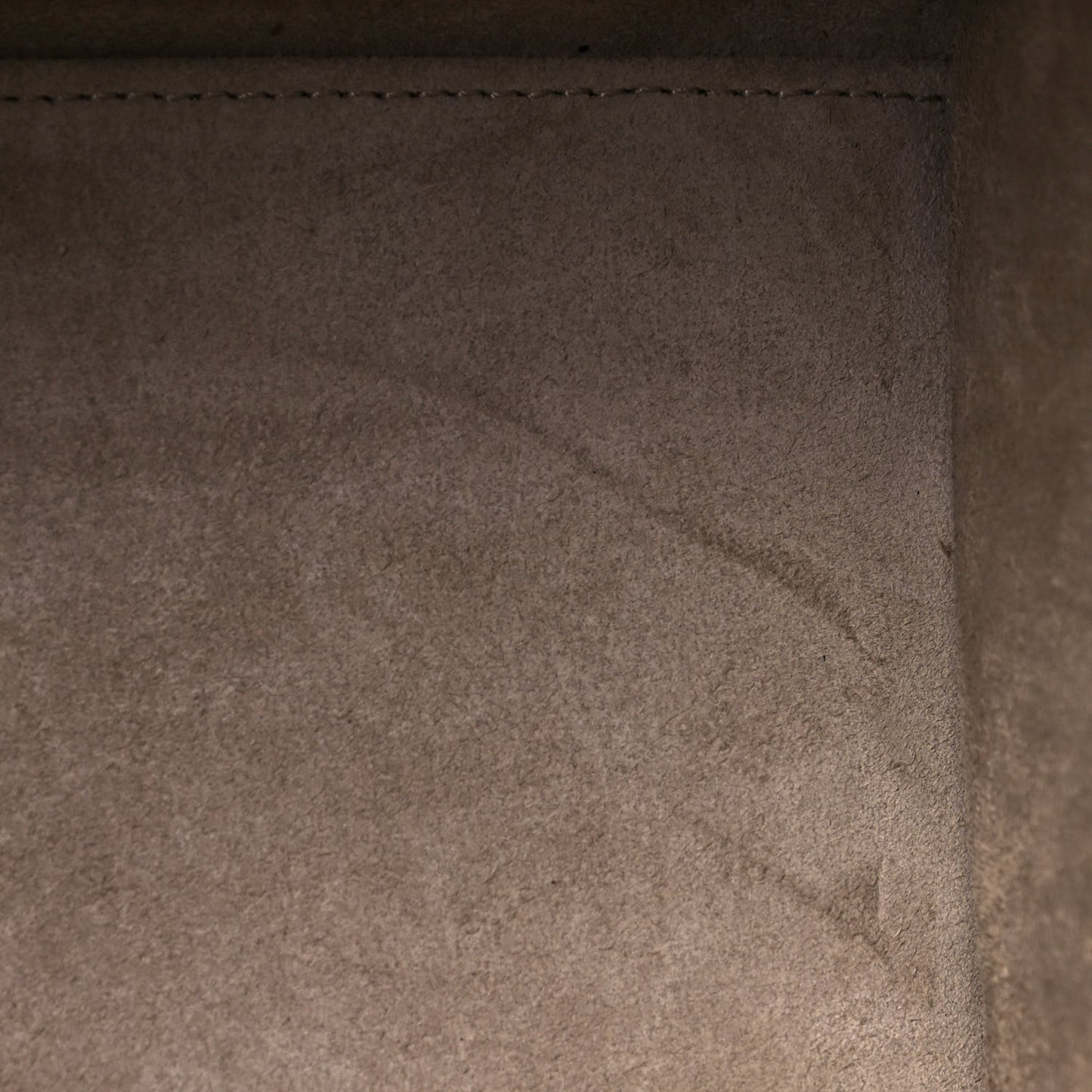Drummed Calfskin Micro Luggage Dune