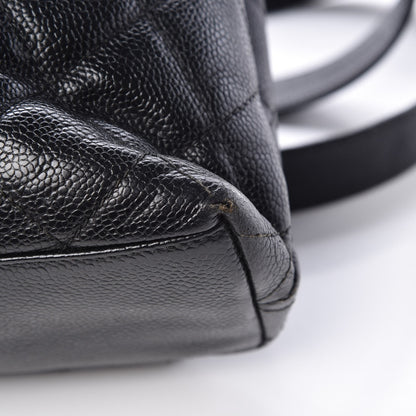 Chanel Caviar Quilted Flap Shoulder Bag Black 13 of 14
