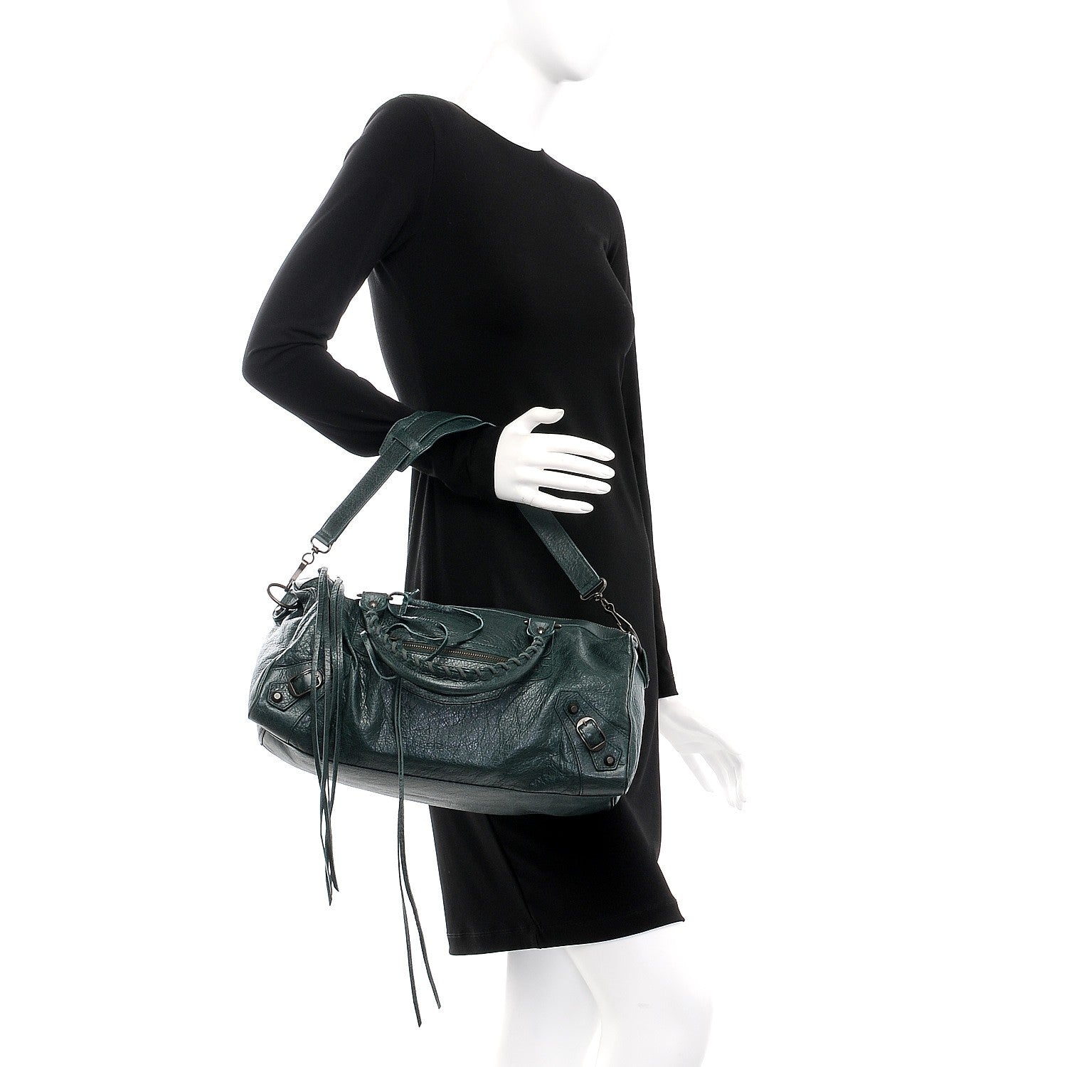 Balenciaga Agneau Classic Hardware Twiggy Poker Fonce 3 of 8