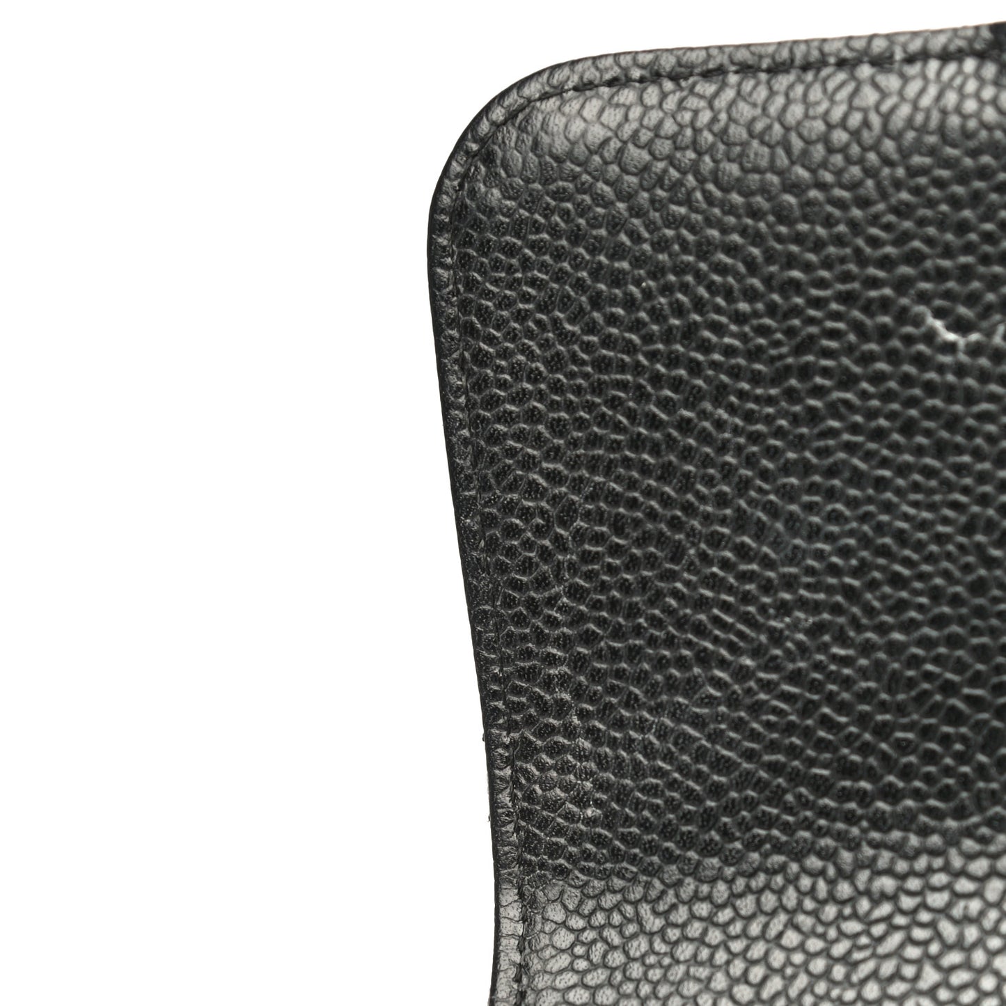 Caviar Quilted Mini Square Flap Black