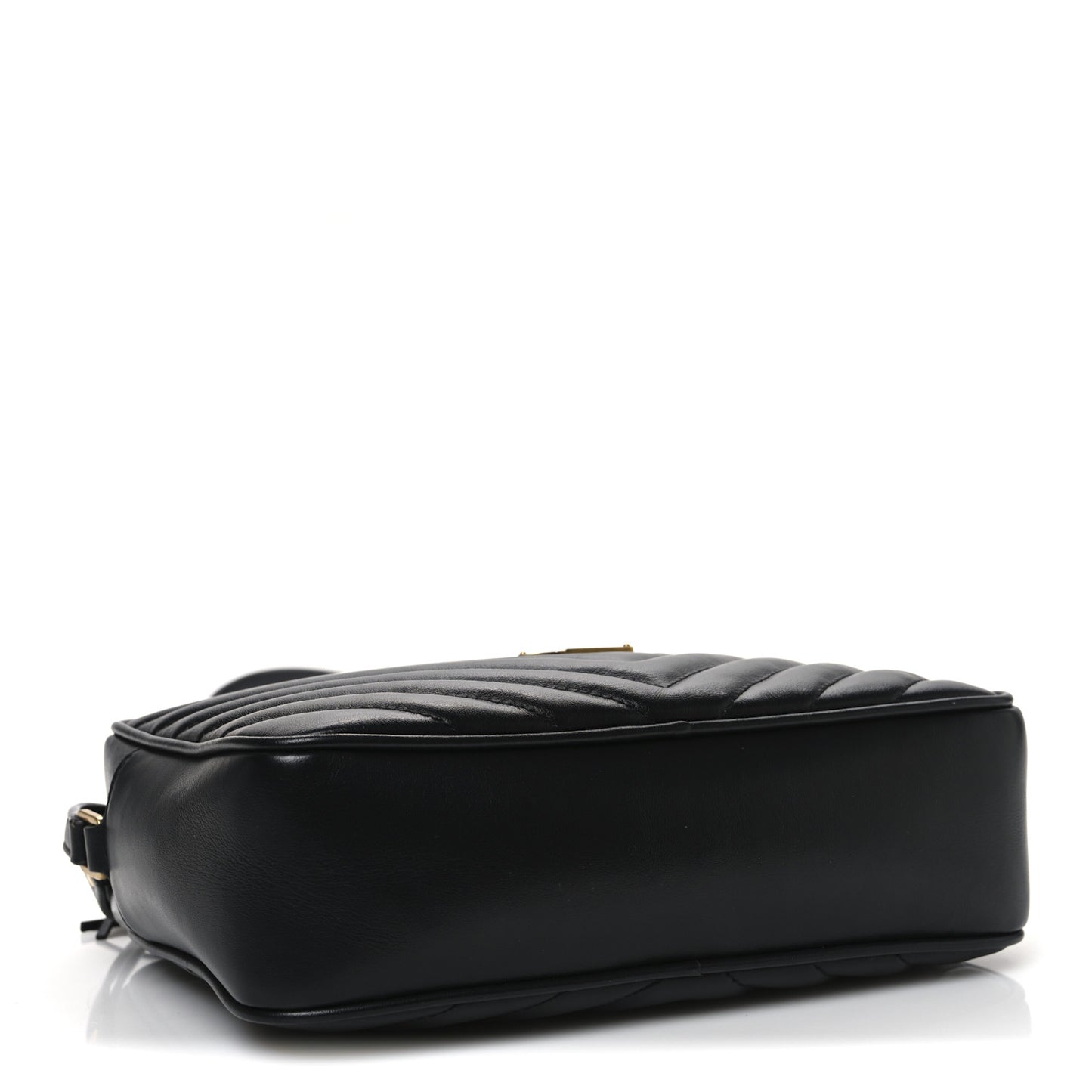 Calfskin Matelasse Monogram Lou Camera Bag Black