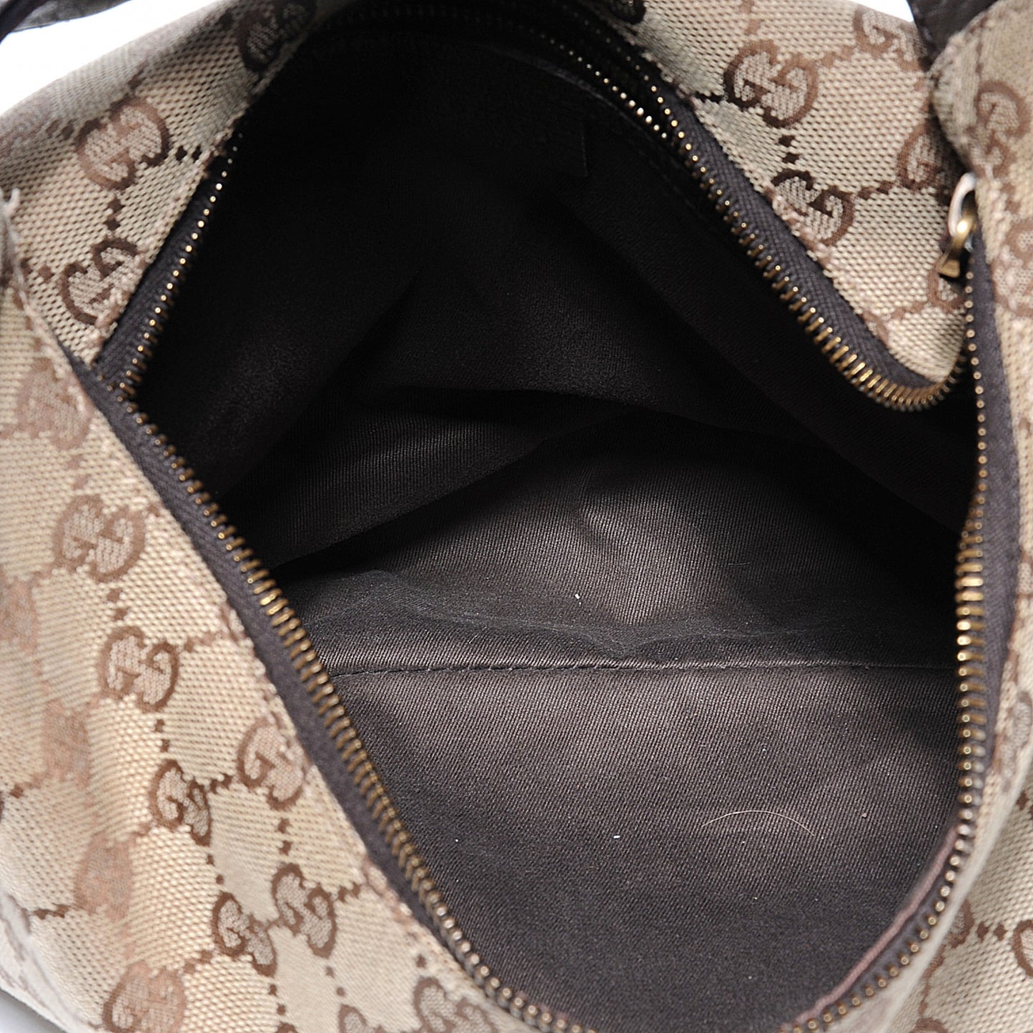 Monogram Medium Horsebit Chain Hobo Ebony