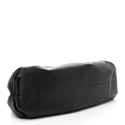 Bottega Veneta Smooth Butter Calf The Pouch Oversized Clutch Black 4 of 7