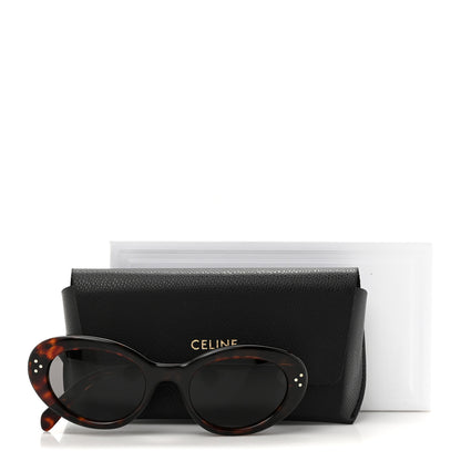 Celine Acetate Cat Eye Sunglasses CL401931 Tortoise 7 of 7