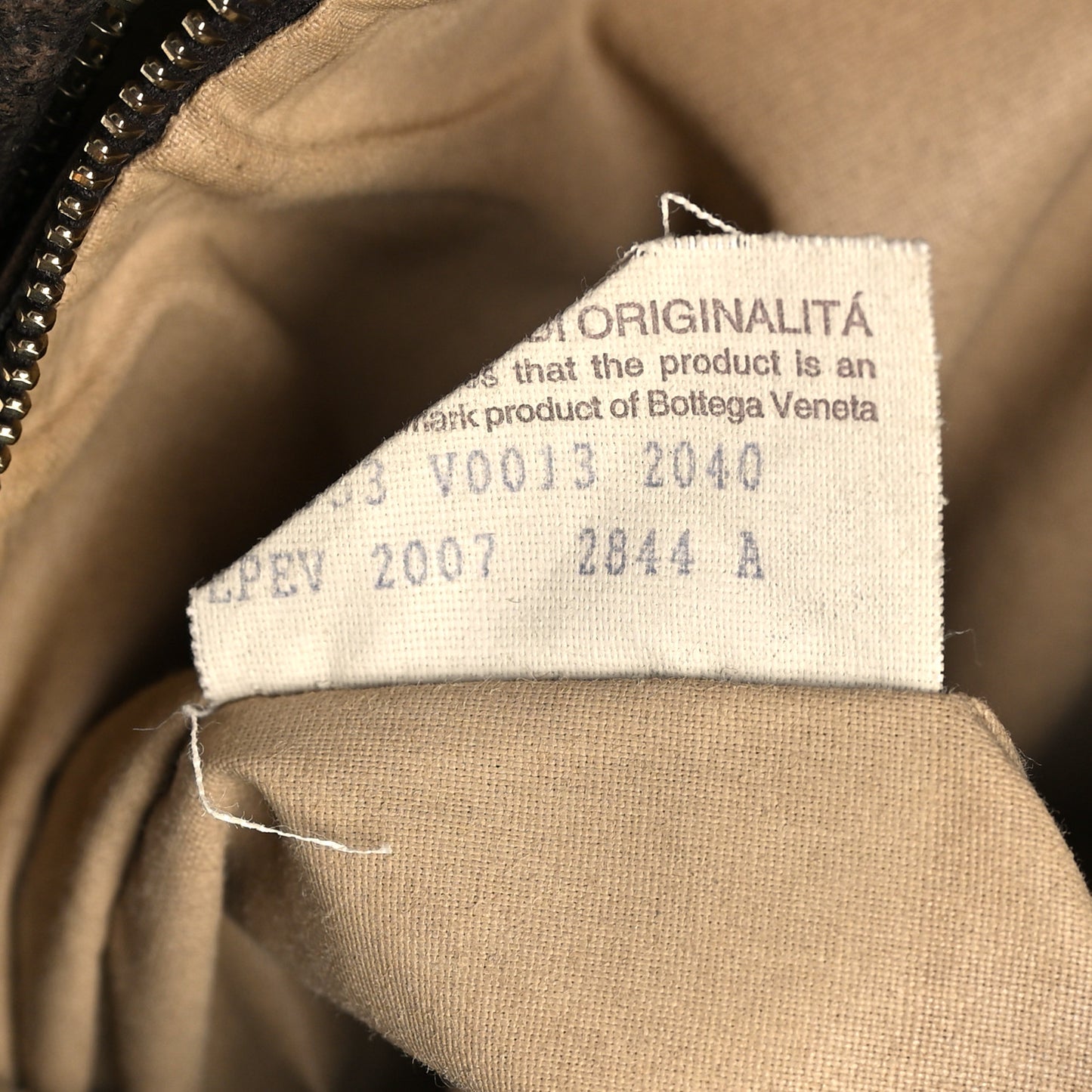 Nappa Intrecciato Medium Veneta Hobo Ebano