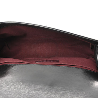 Chanel Glazed Calfskin Quilted Medium Chain Around Boy Flap Black 5 of 12