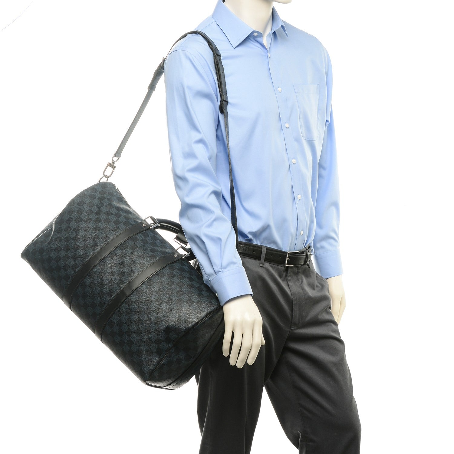 Louis Vuitton Damier Cobalt Keepall Bandouliere 45 2 of 6
