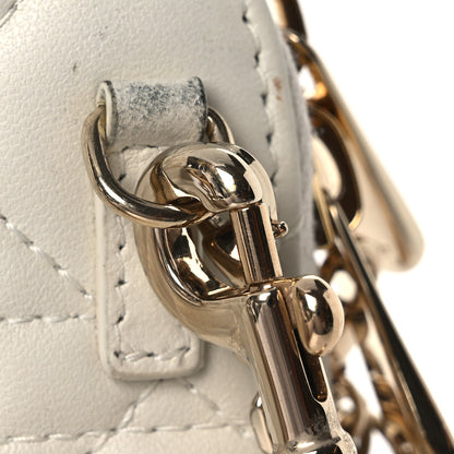 Christian Dior Lambskin Cannage Lady Dior Phone Holder Latte 11 of 14