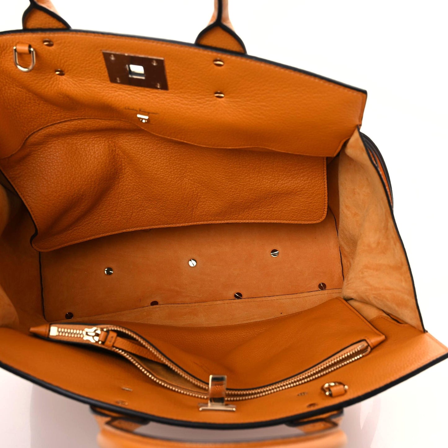 Calfskin Medium Studio Bag Olivello