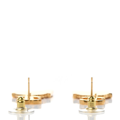 Chanel Metal CC Rue Cambon Drop Earrings Gold 3 of 4