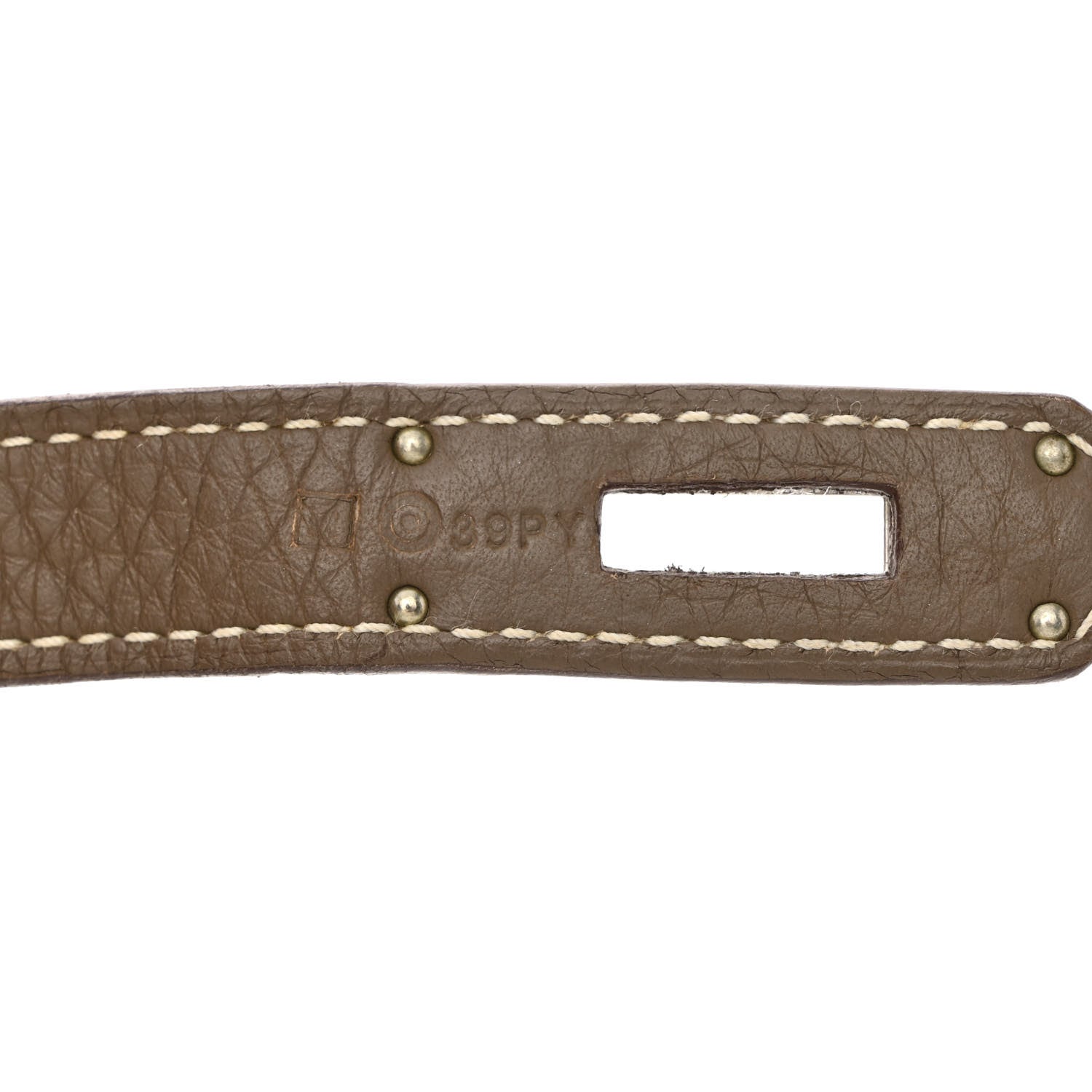 Hermes Taurillon Clemence Jypsiere 28 Etoupe 7 of 12