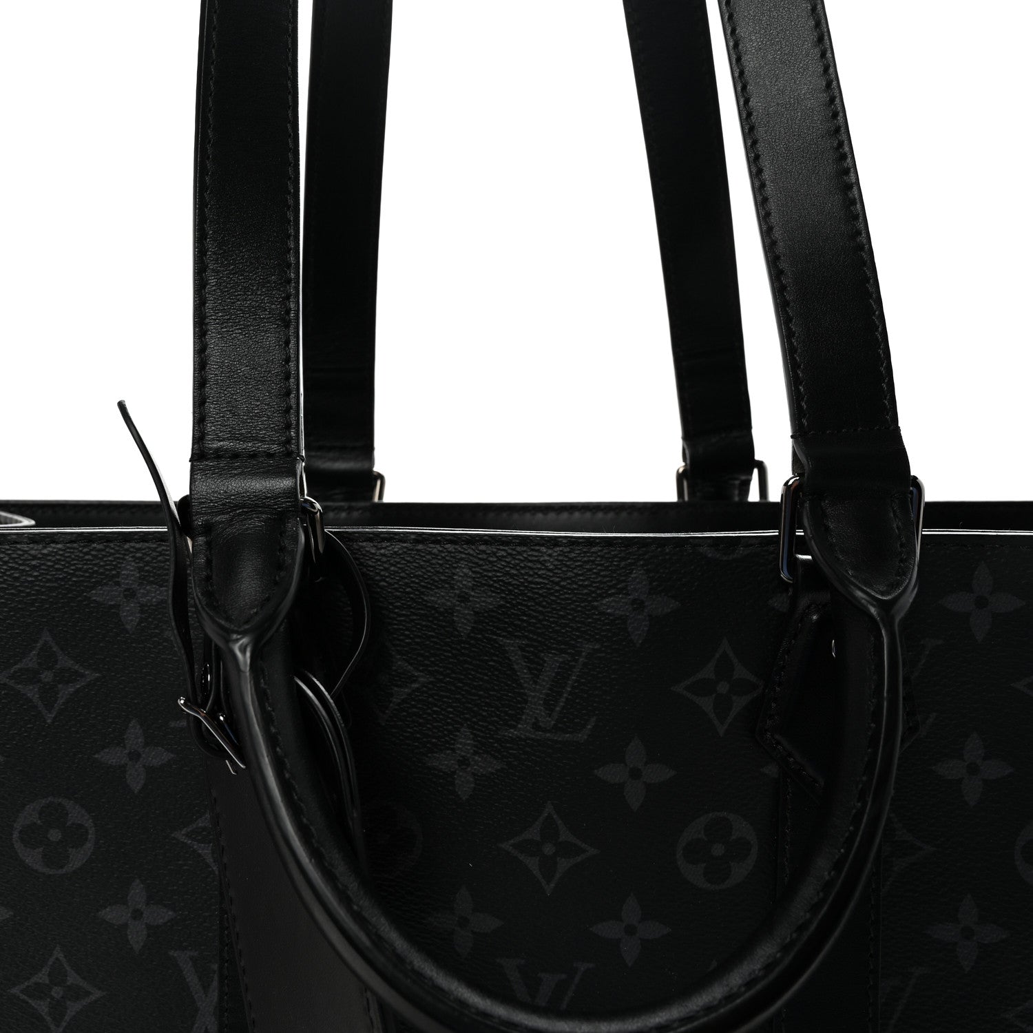 Louis Vuitton Monogram Eclipse Sac Plat 24H 7 of 9