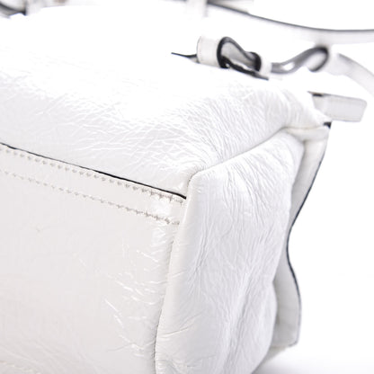Givenchy Crinkled Patent Deerskin Mini Pandora White 11 of 13