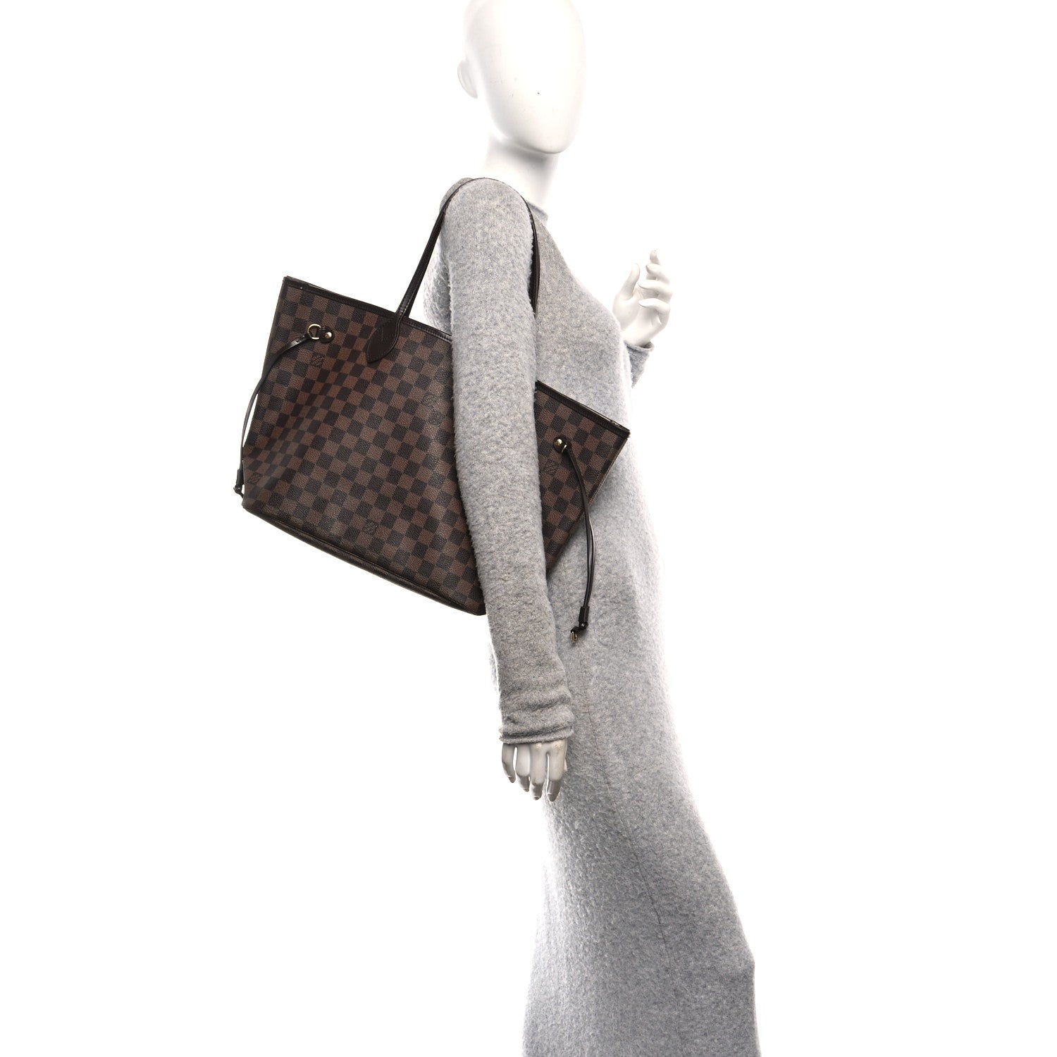 Louis Vuitton Damier Ebene Neverfull MM 2 of 11