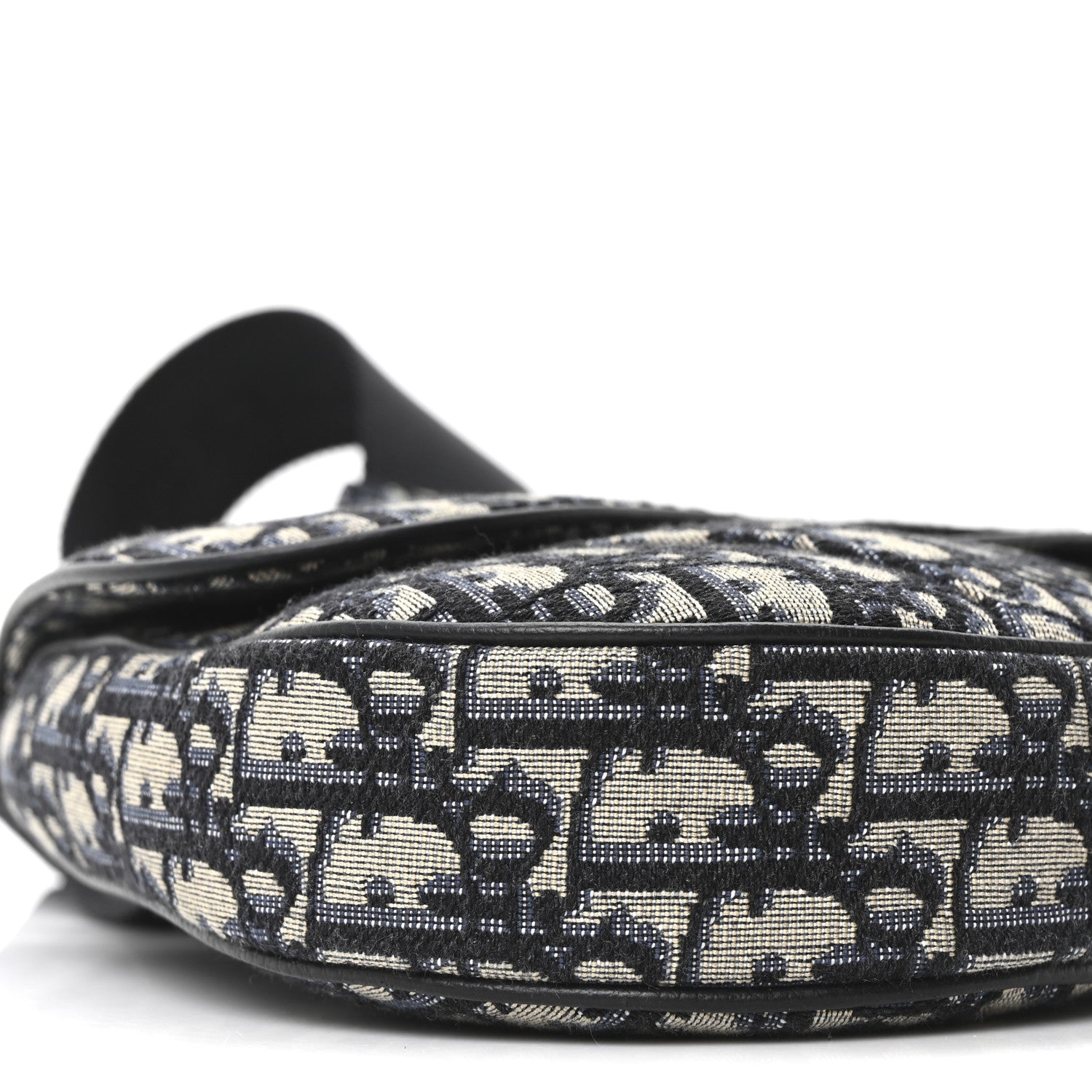 Christian Dior Oblique Mens Saddle Bag Blue 8 of 9