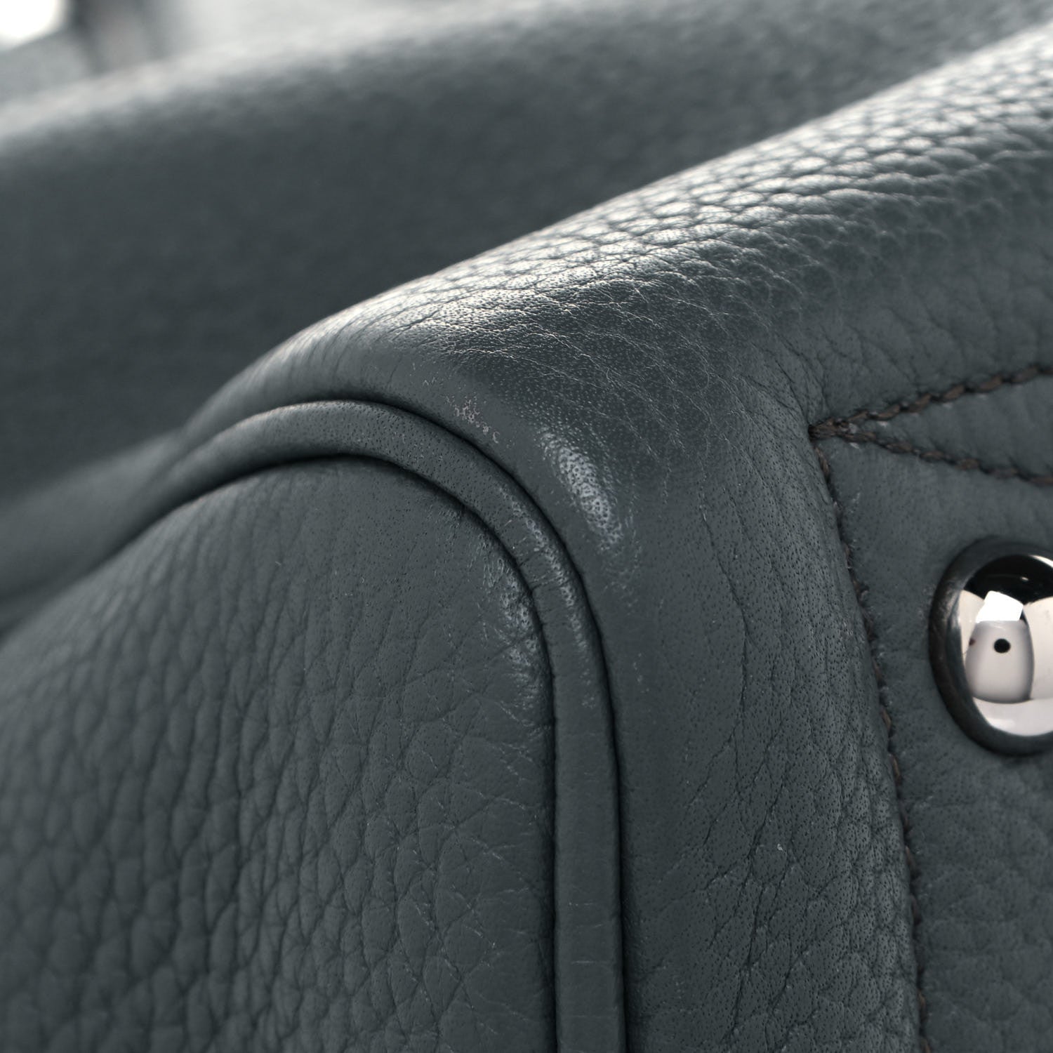 Hermes Taurillon Clemence Victoria II 35 Bleu Orage 11 of 14