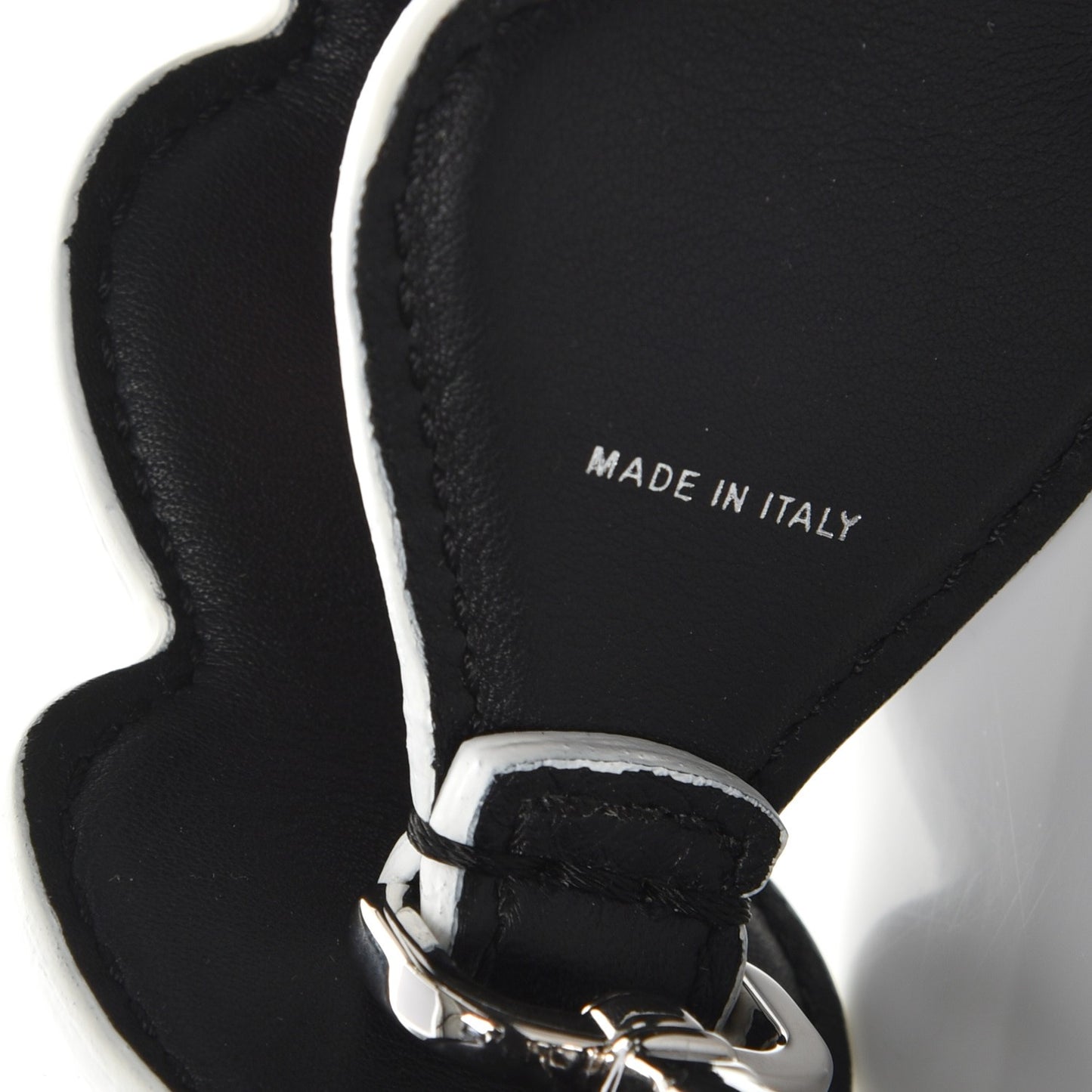 Vitello Dolce Heart Spike Studded Strap You Black Multicolor