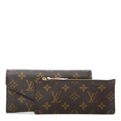 Louis Vuitton Monogram Josephine Wallet Rose Ballerine 1 of 12