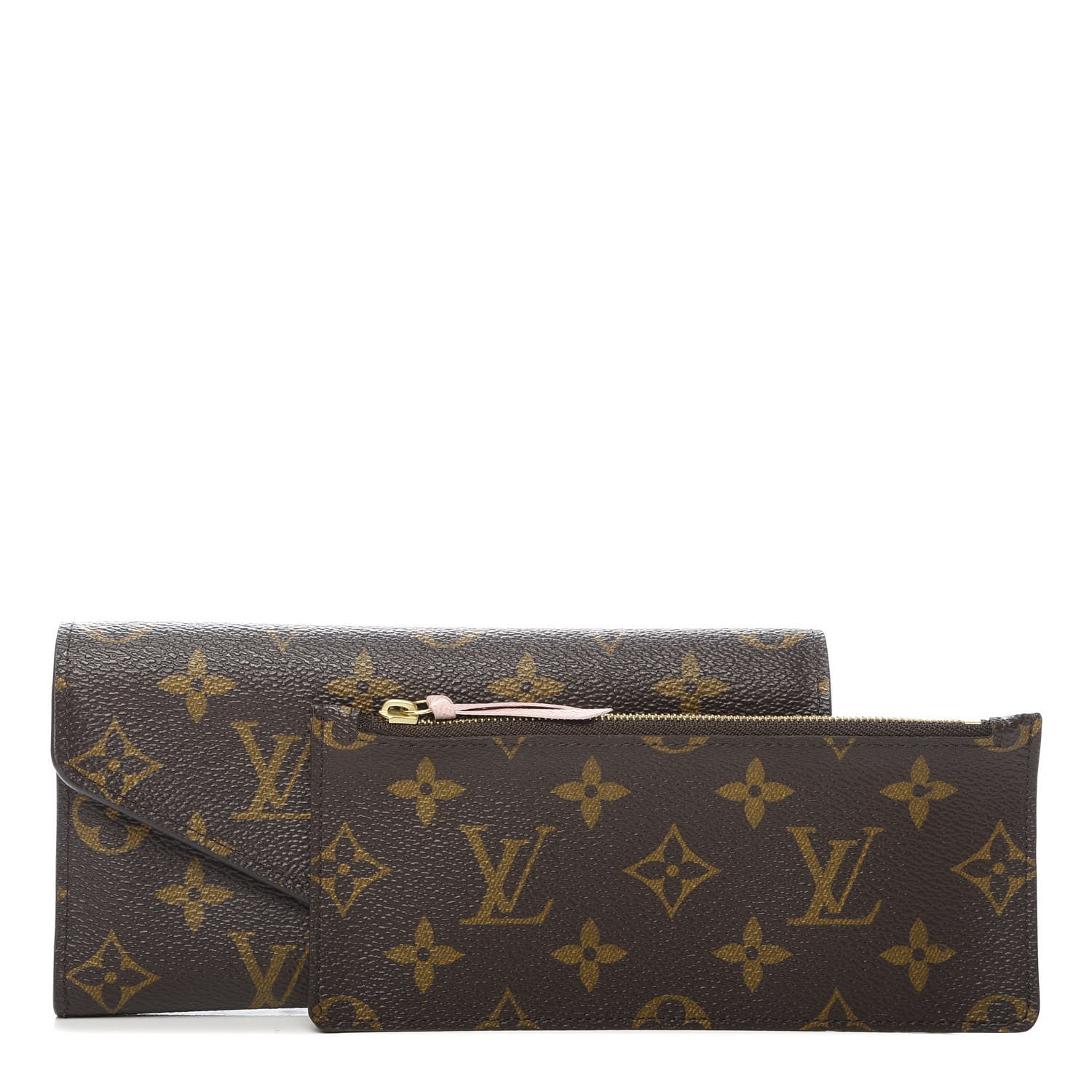 Louis Vuitton Monogram Josephine Wallet Rose Ballerine 1 of 12