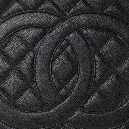 Chanel Caviar Quilted Medallion Tote Black 8 of 11