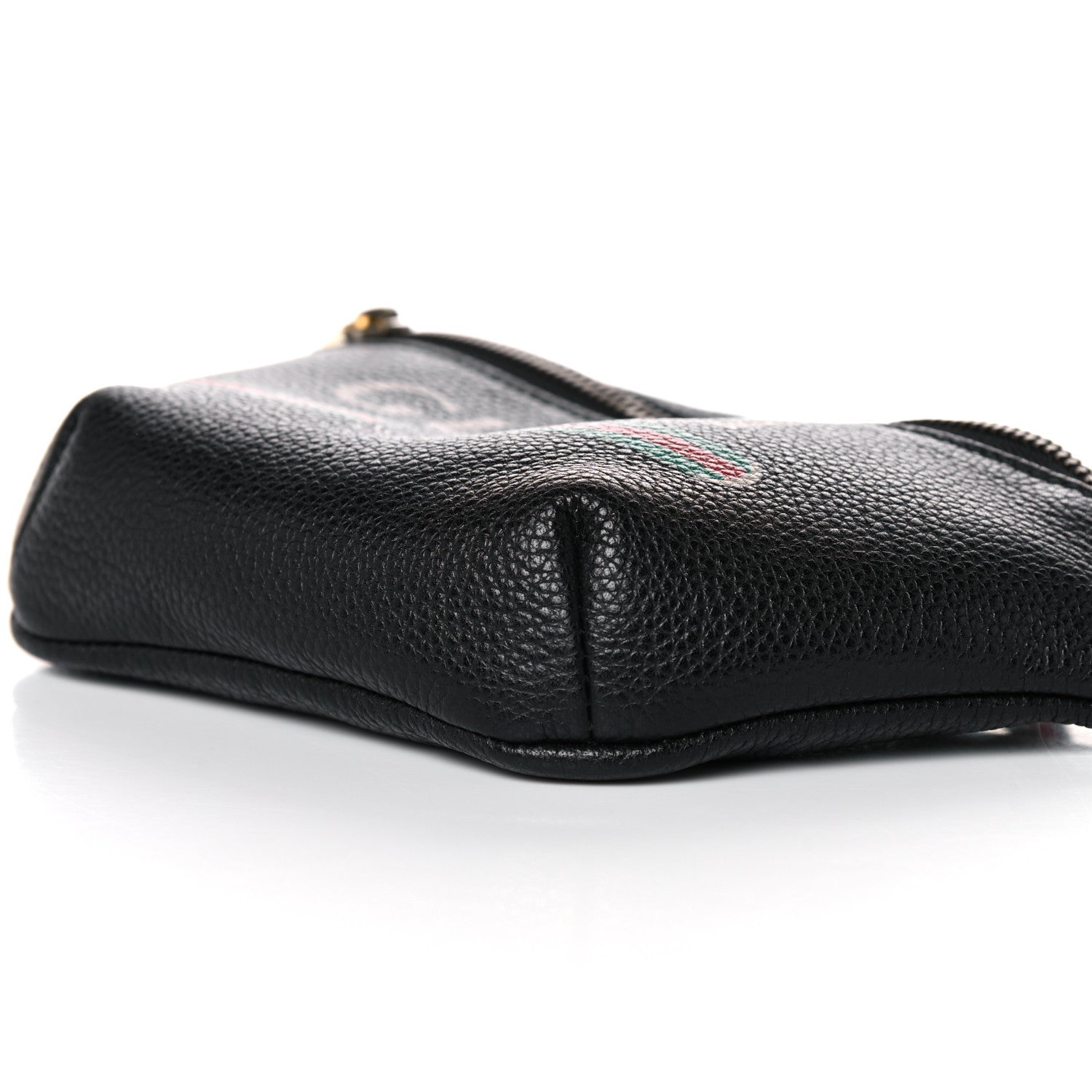 Gucci Grained Calfskin Small Logo Belt Bag Black 11 of 15