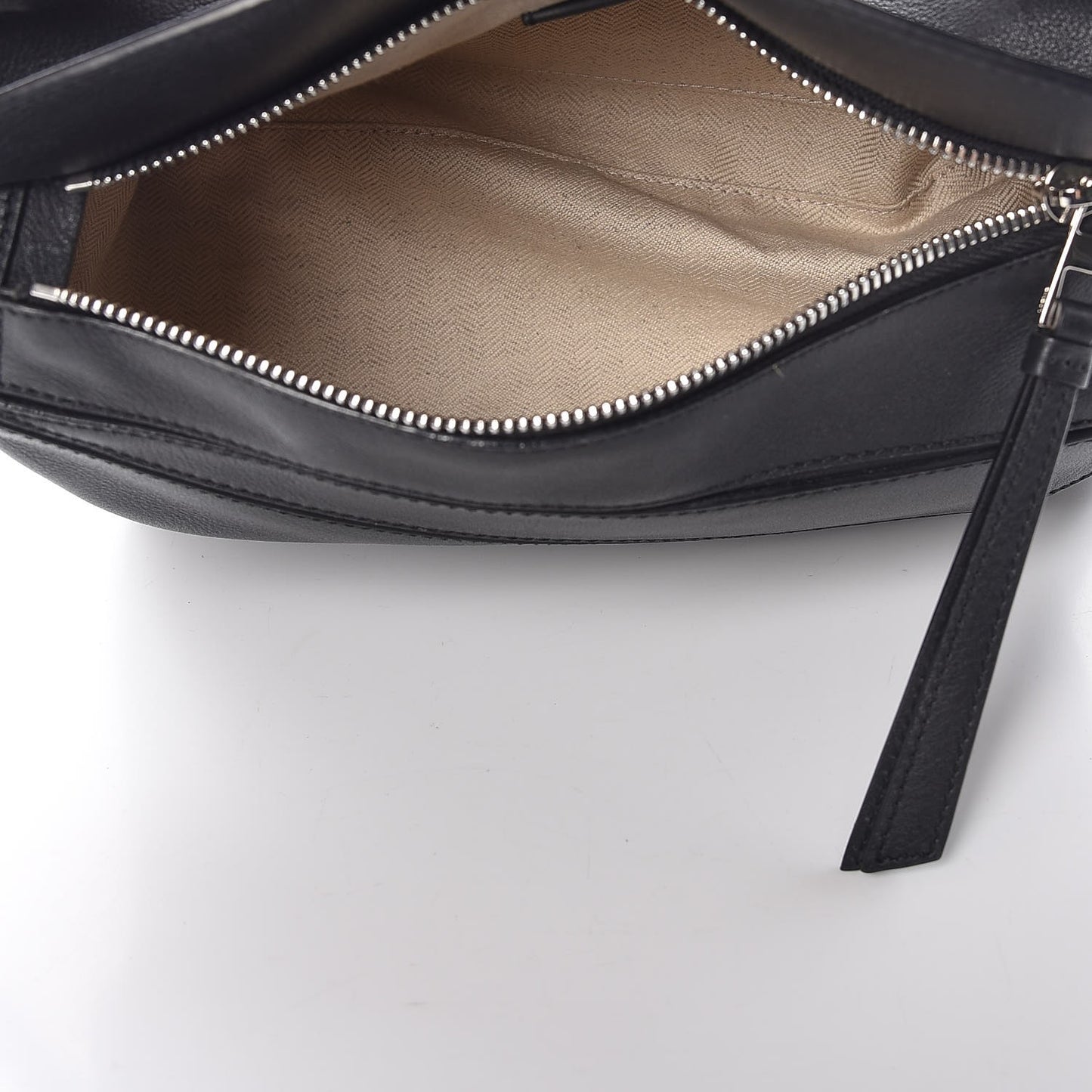 Calfskin Small Puzzle Bag Black