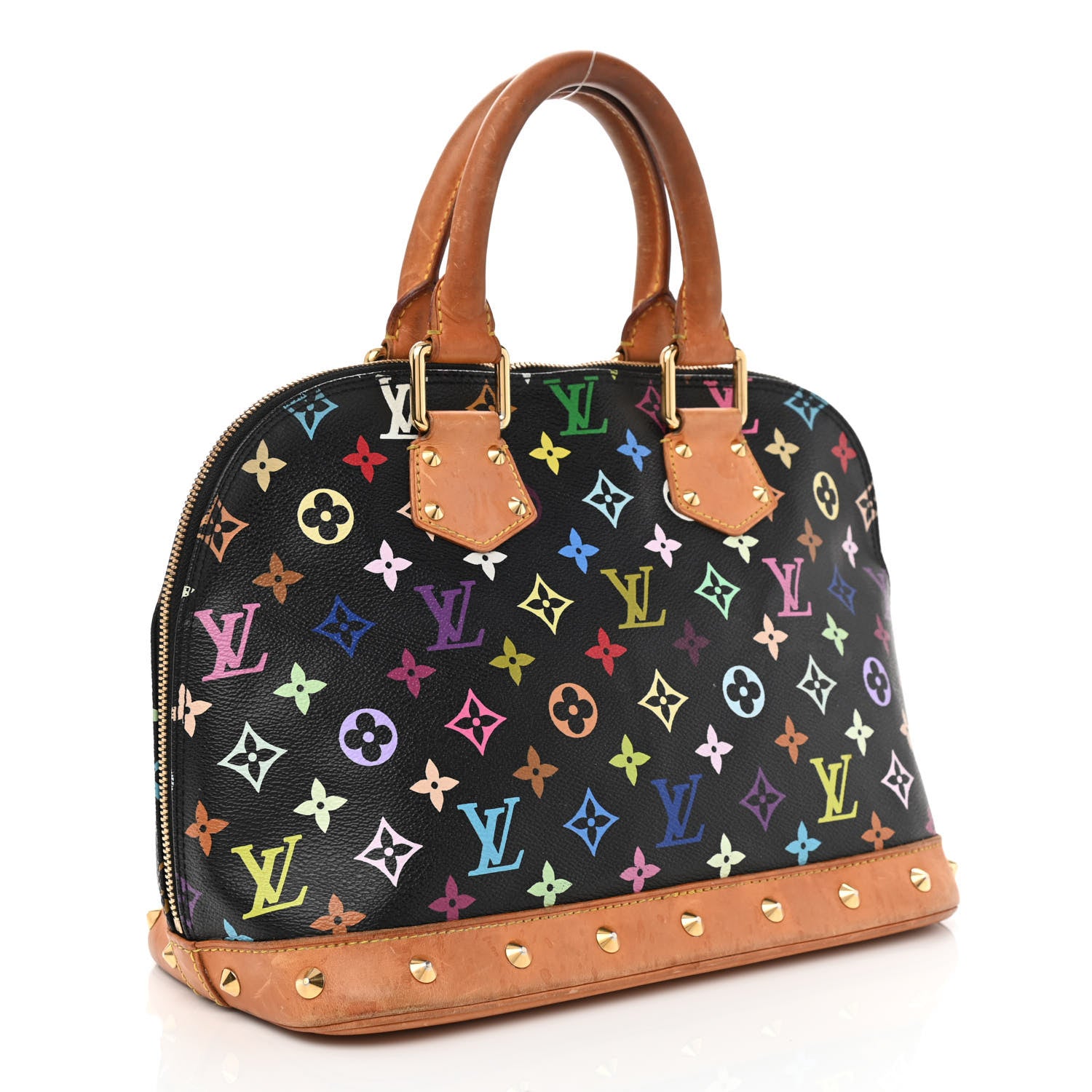 Louis Vuitton Monogram Multicolor Alma Black 3 of 10