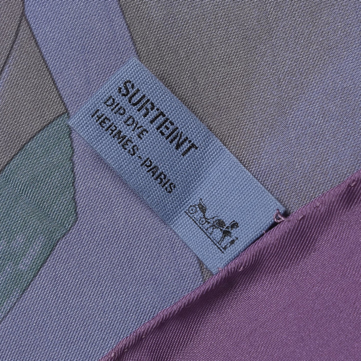 Silk Dip Dyed Brandebourgs Scarf 90