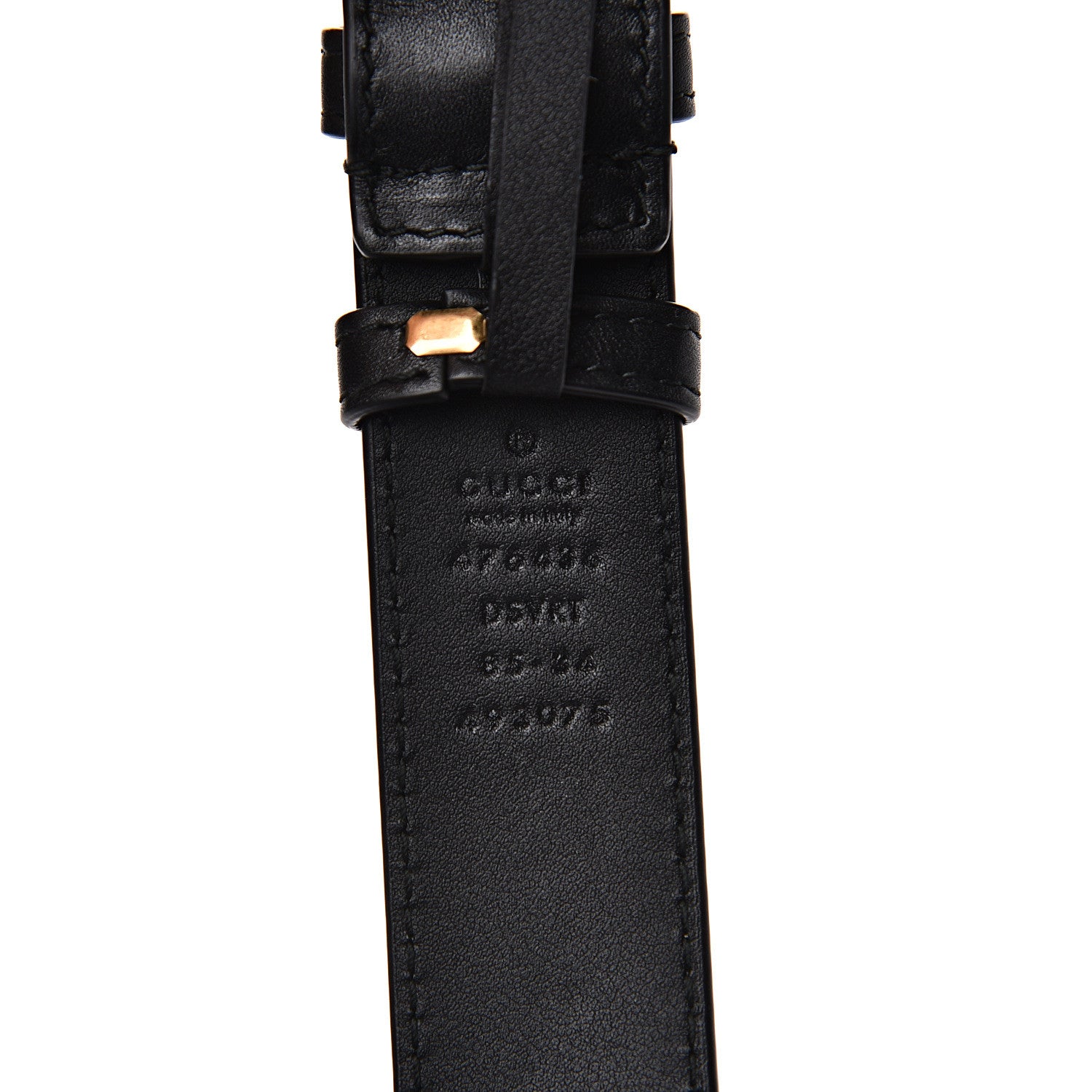 Gucci Calfskin Matelasse GG Marmont Belt Bag 85 34 Black 7 of 11