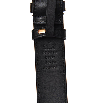 Gucci Calfskin Matelasse GG Marmont Belt Bag 85 34 Black 7 of 11