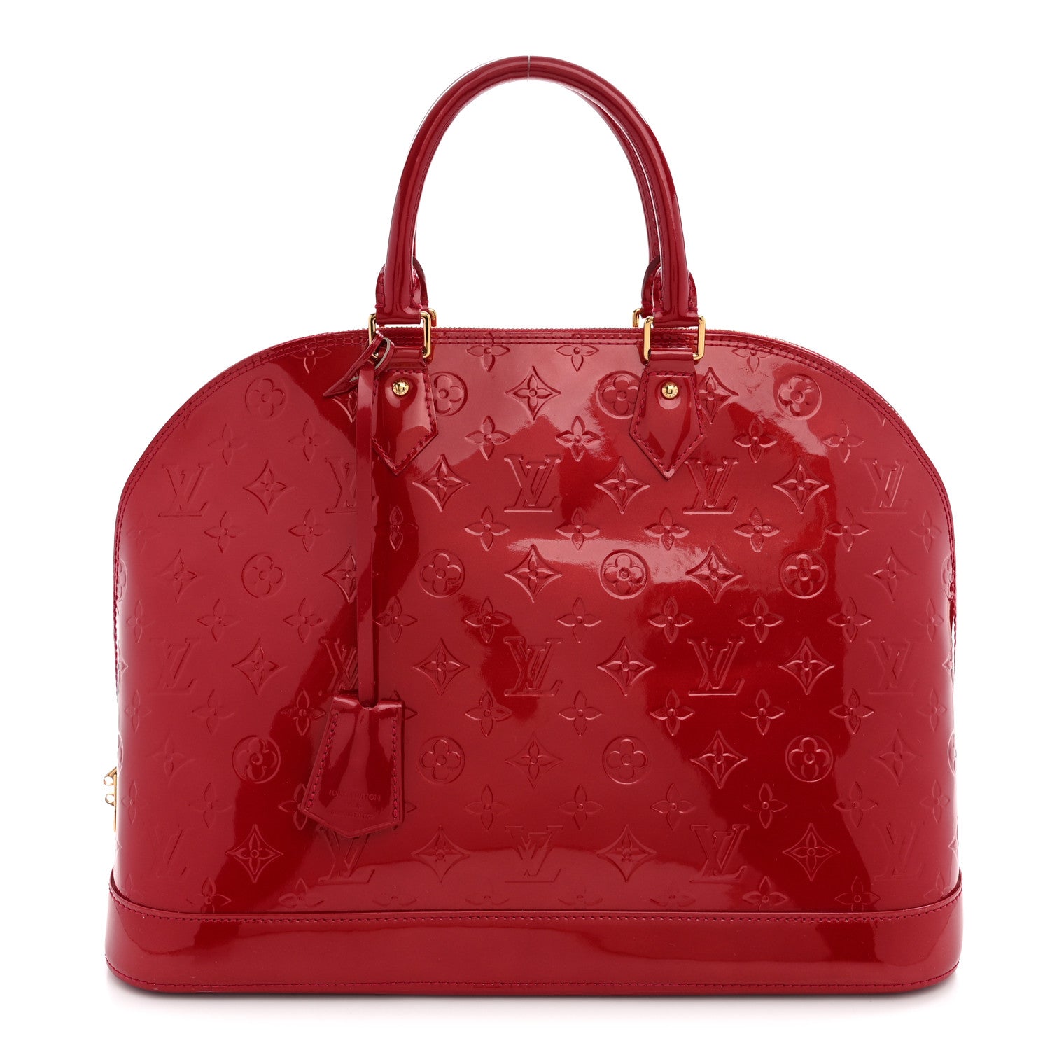 Louis Vuitton Vernis Alma MM Pomme D'Amour 1 of 11