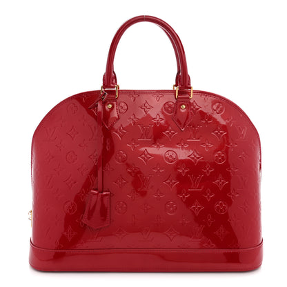 Louis Vuitton Vernis Alma MM Pomme D'Amour 1 of 11