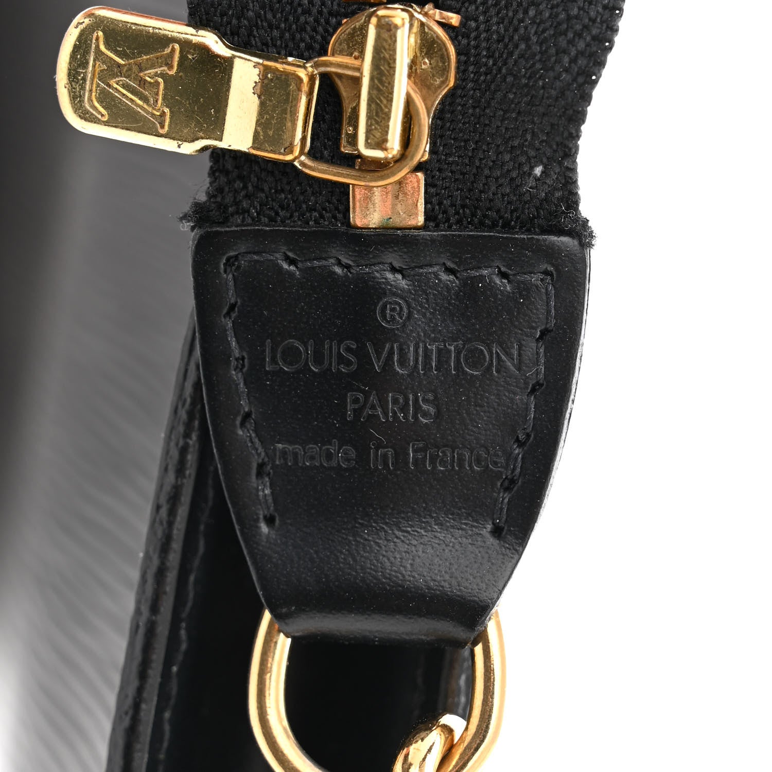 Louis Vuitton Epi Pochette Accessories 24 Black 6 of 11
