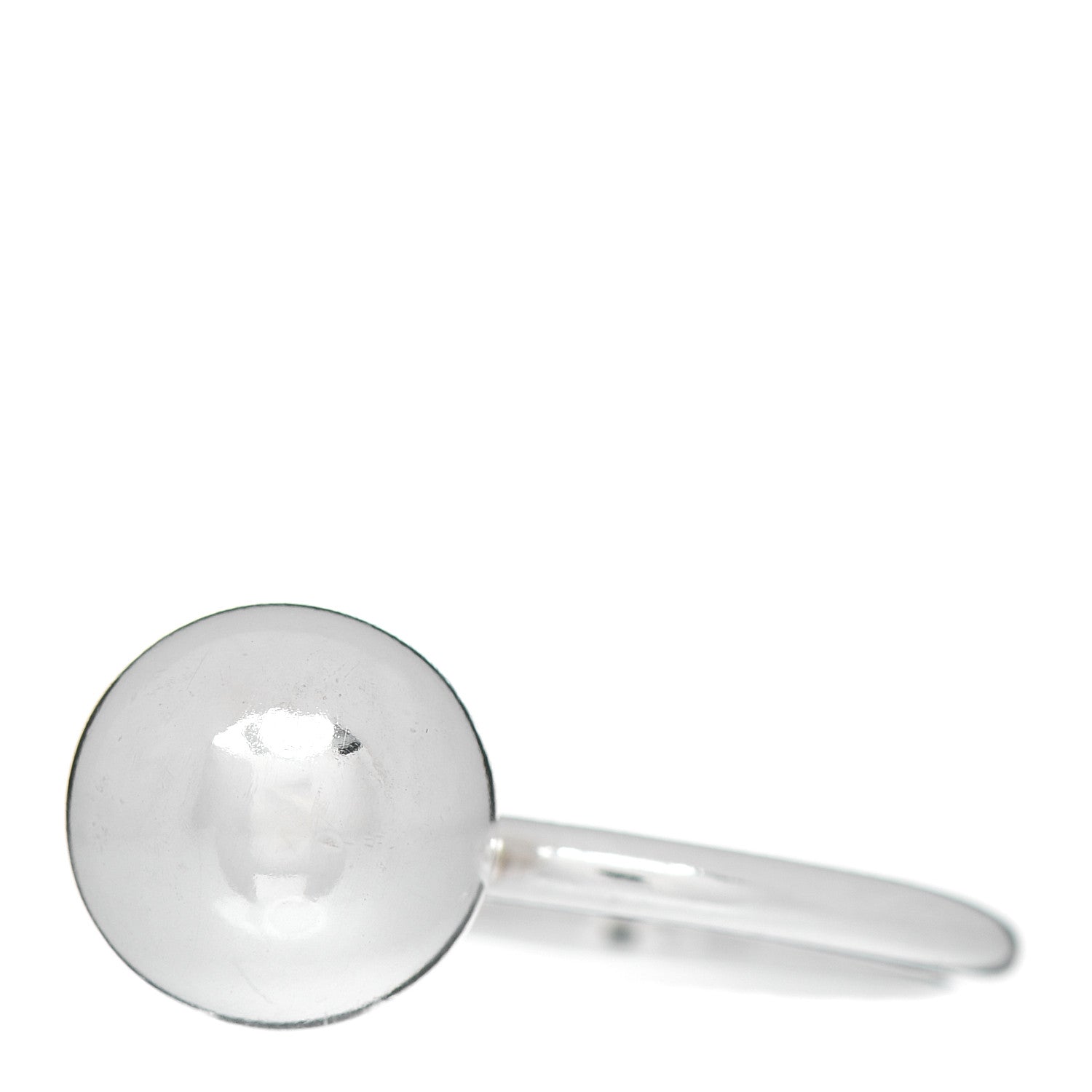 Tiffany Sterling Silver 12mm HardWear Ball Ring 58 8.5 3 of 5