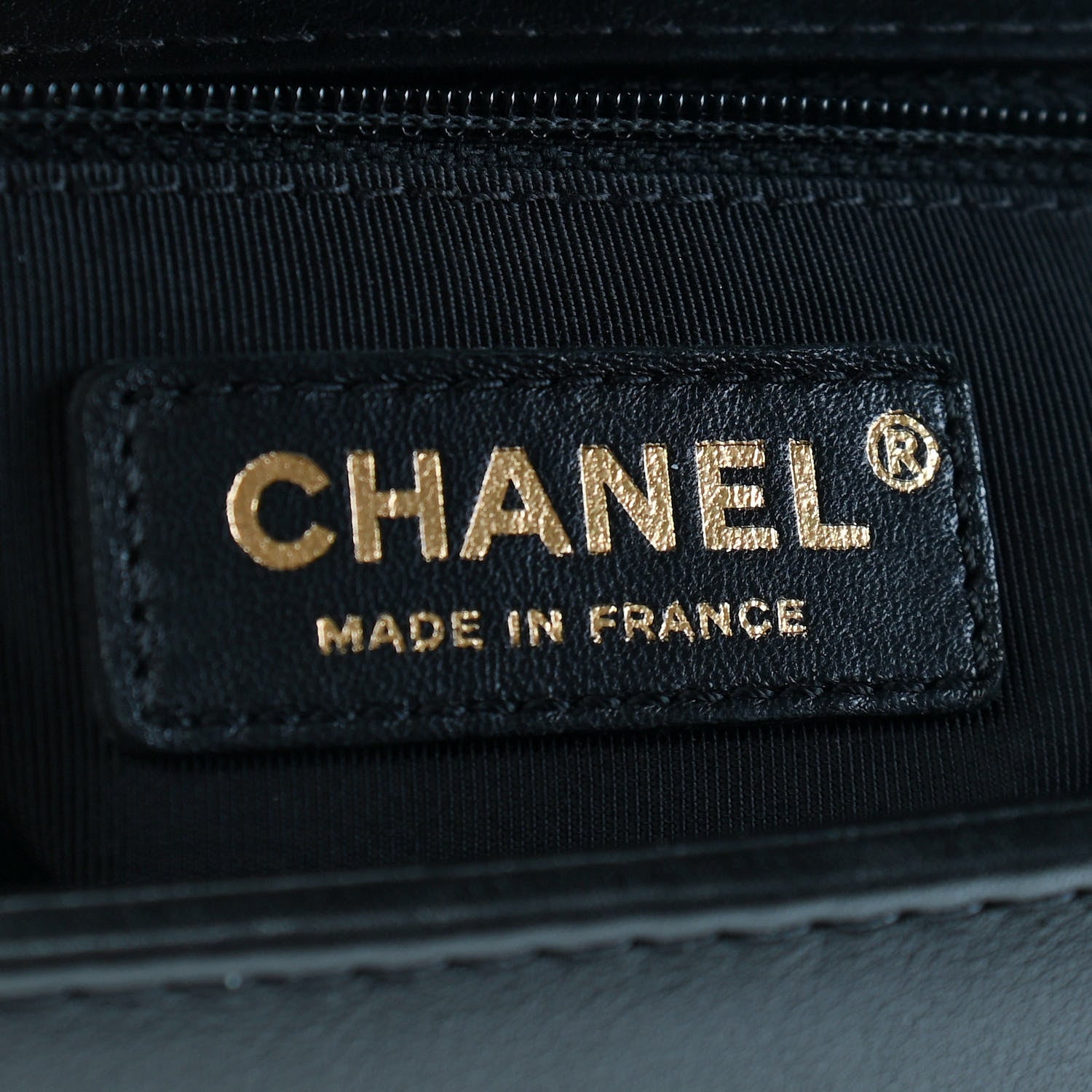 Chanel Calfskin Quilted New Medium Boy Top Handle Flap Black 6 of 9