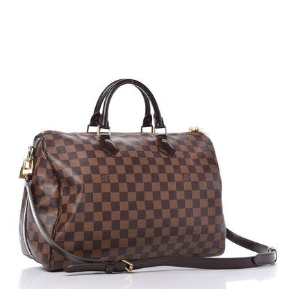 Louis Vuitton Damier Ebene Speedy Bandouliere 35 3 of 10