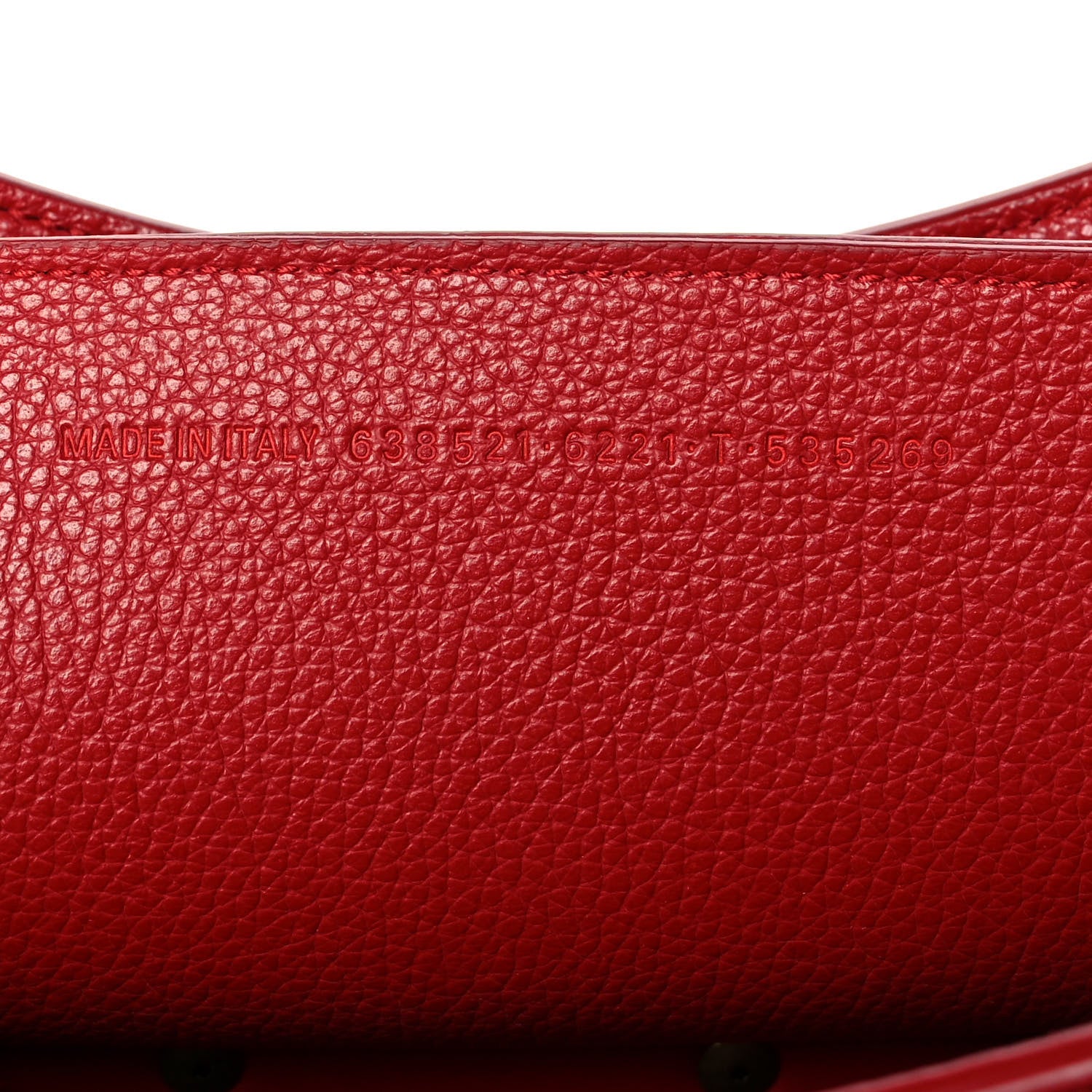 Balenciaga Grained Calfskin Neo Classic Gold Hardware S City Medium Red 7 of 15