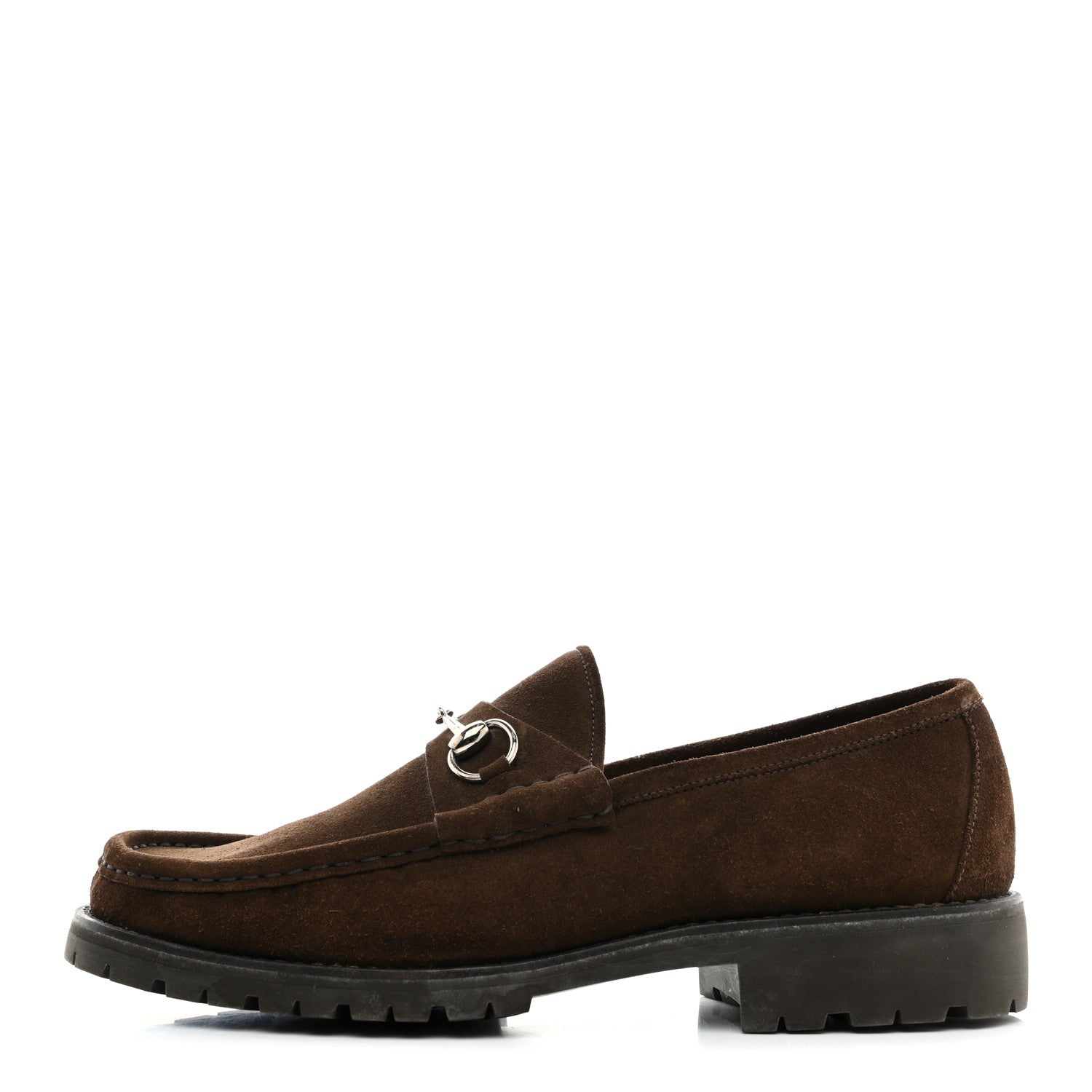 Gucci Suede Mens Horsebit Loafers 10 Jasper 1 of 9